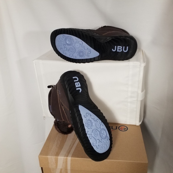 JBU brown weather ready boots with Microban - Picture 3 of 7